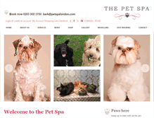 Tablet Screenshot of petspalondon.com